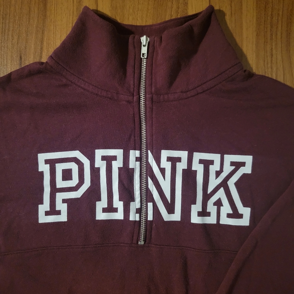 PINK Lightweight Quarter Zip